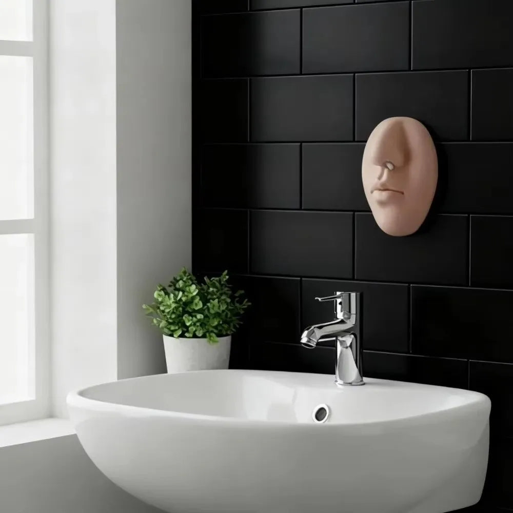 Funny Nose Soap Dispenser – Wall-Mounted Quirky Shower Gel & Liquid Soap Holder (Gag Gift)